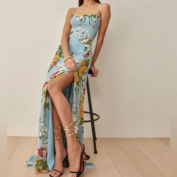 NWOT- Reformation Ingrid Dress in Florist Size 4 - Picture 1 of 14